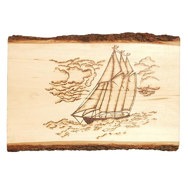 Basswood Country Planks for Wood Burning. Hot Stamping & Carving - Small